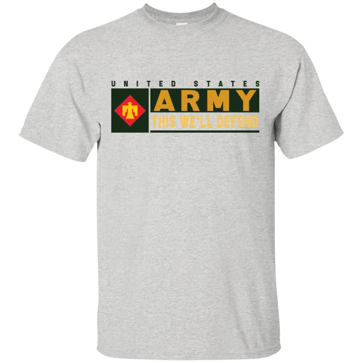 US Army 45TH INFANTRY BRIGADE COMBAT TEAM- This We'll Defend T-Shirt On Front For Men-TShirt-Army-Veterans Nation