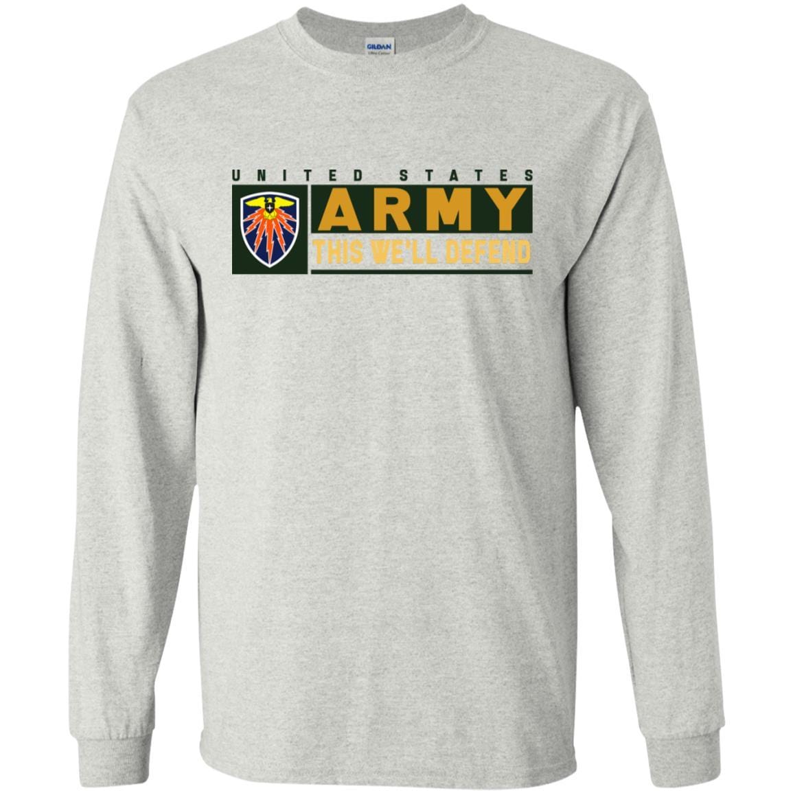 US Army 7TH SIGNAL COMMAND- This We'll Defend T-Shirt On Front For Men-TShirt-Army-Veterans Nation