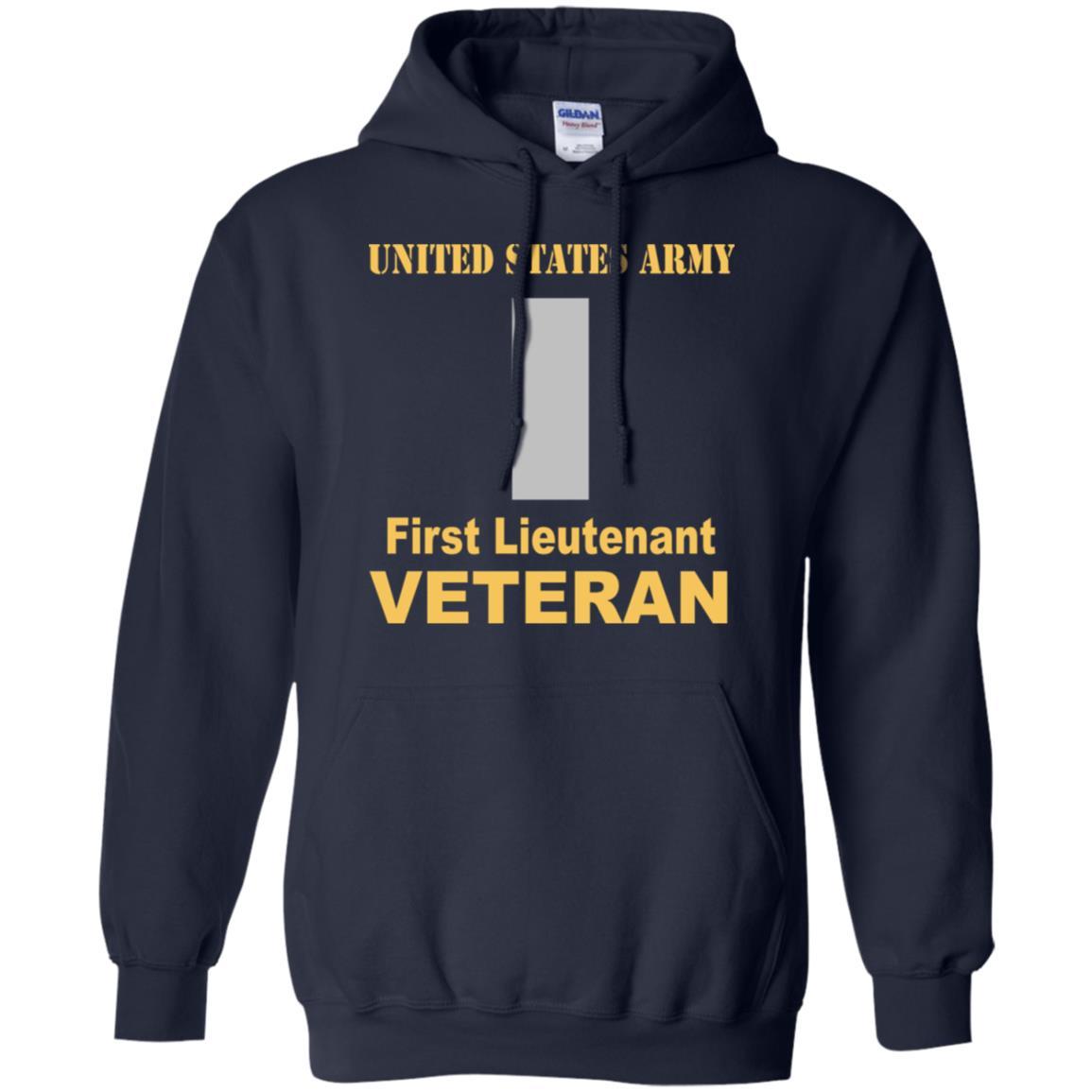 US Army O-2 First Lieutenant O2 1LT Commissioned Officer Veteran Men T Shirt On Front-TShirt-Army-Veterans Nation