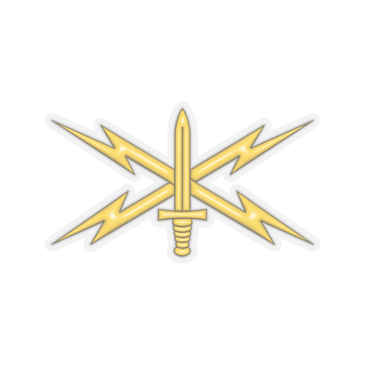 US  Army Cyber Corps 3D Effect Stickers
