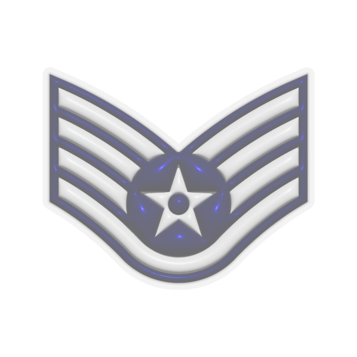 US Air Force E-5 Staff Sergeant SSgt 3D Effect Stickers