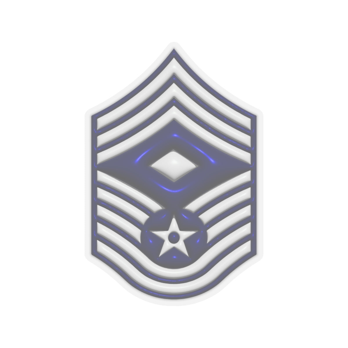 US Air Force E-9 First sergeant 3D Effect Stickers