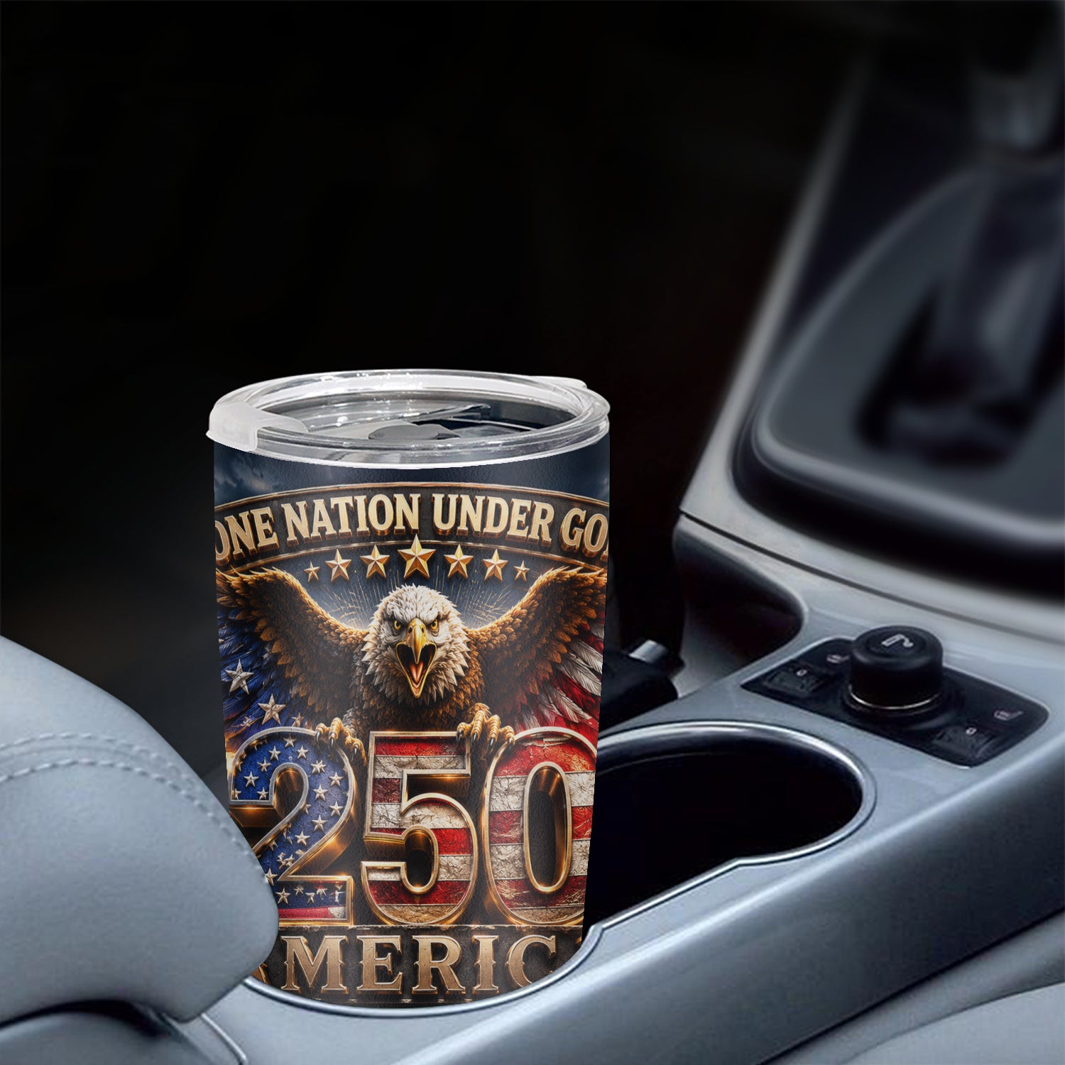 USA 250 Anniversary Eagle Flag Freedom 20oz Tumbler