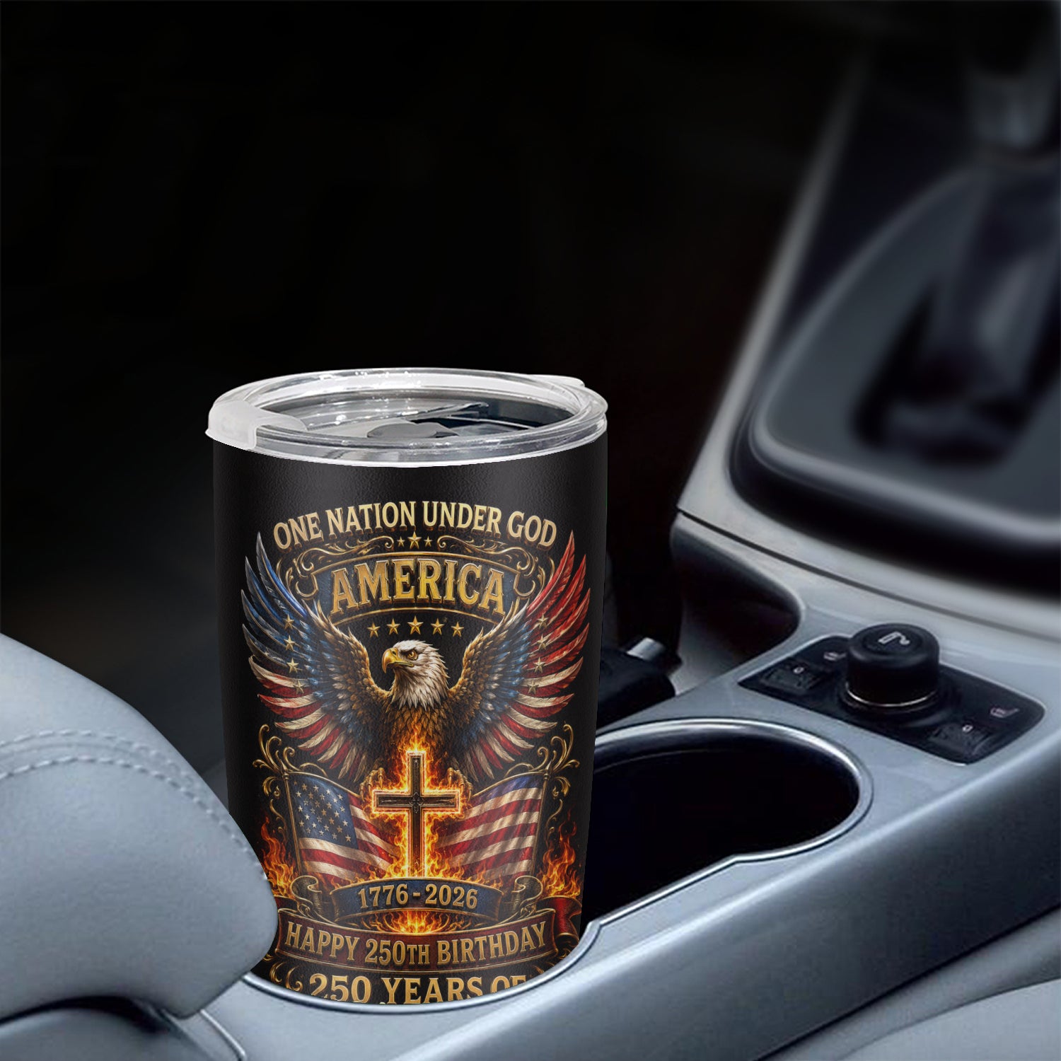 One Nation Under God America 250 Years Blessings 20oz Tumbler