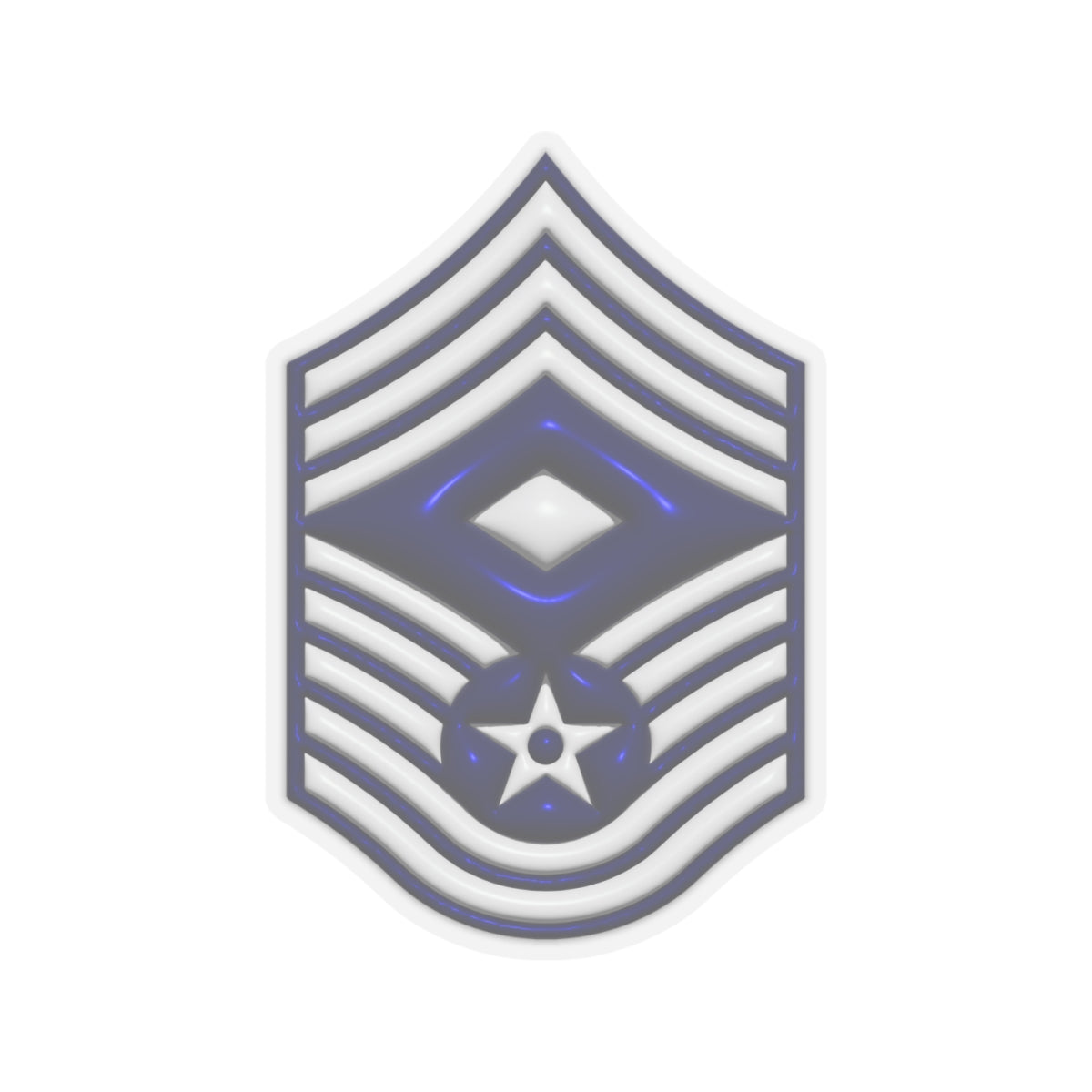 US Air Force E-9 First sergeant 3D Effect Stickers