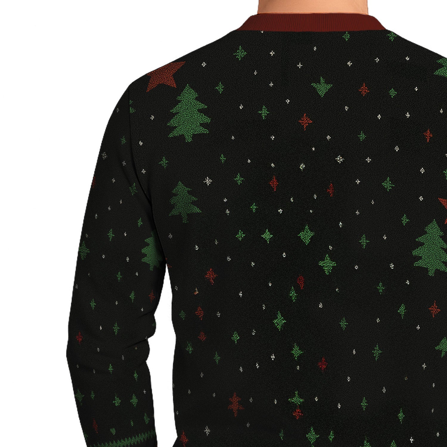 Personalized US Navy Christmas Ugly Sweater TUST14