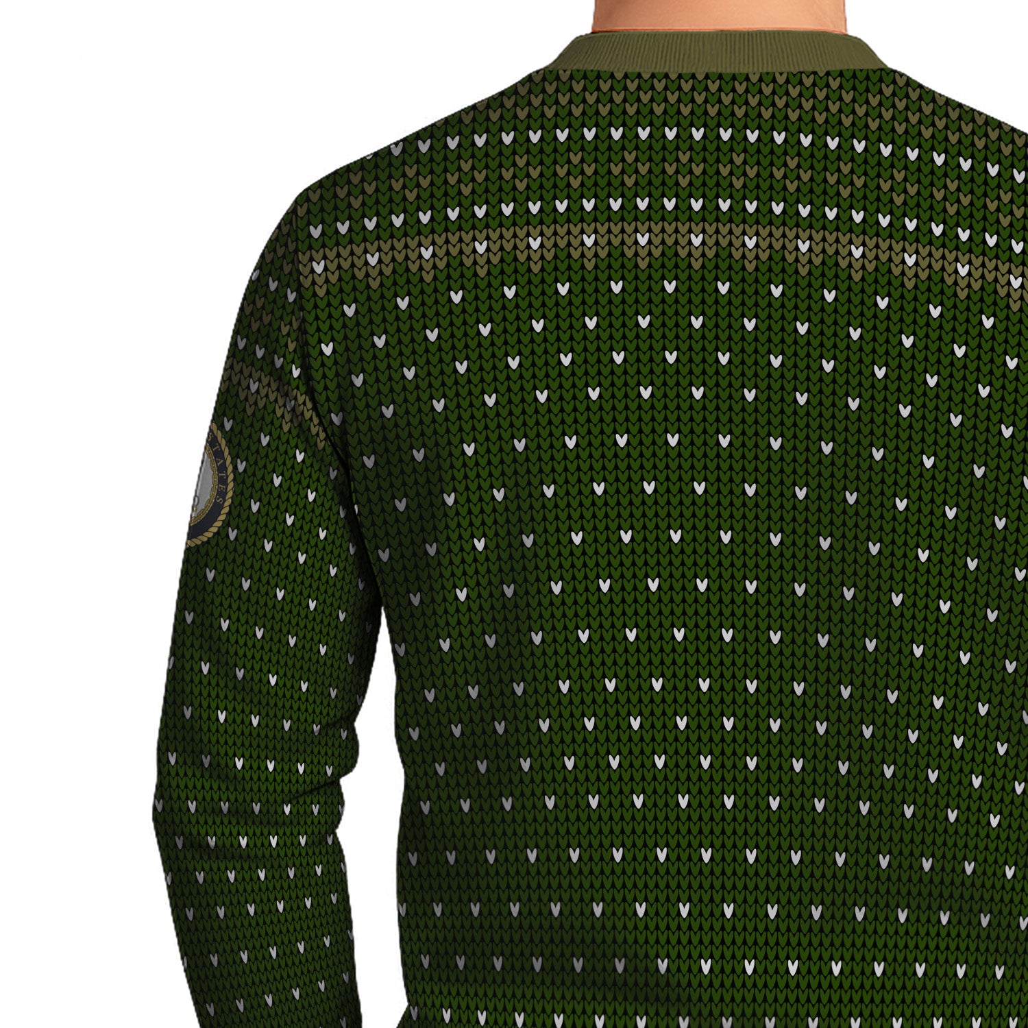 Personalized US Army Ugly Christmas Sweater TUST07