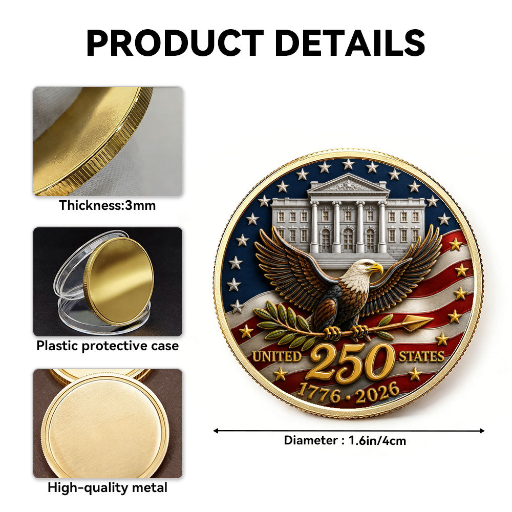 United States of America 250th Anniversary Challenge Coin
