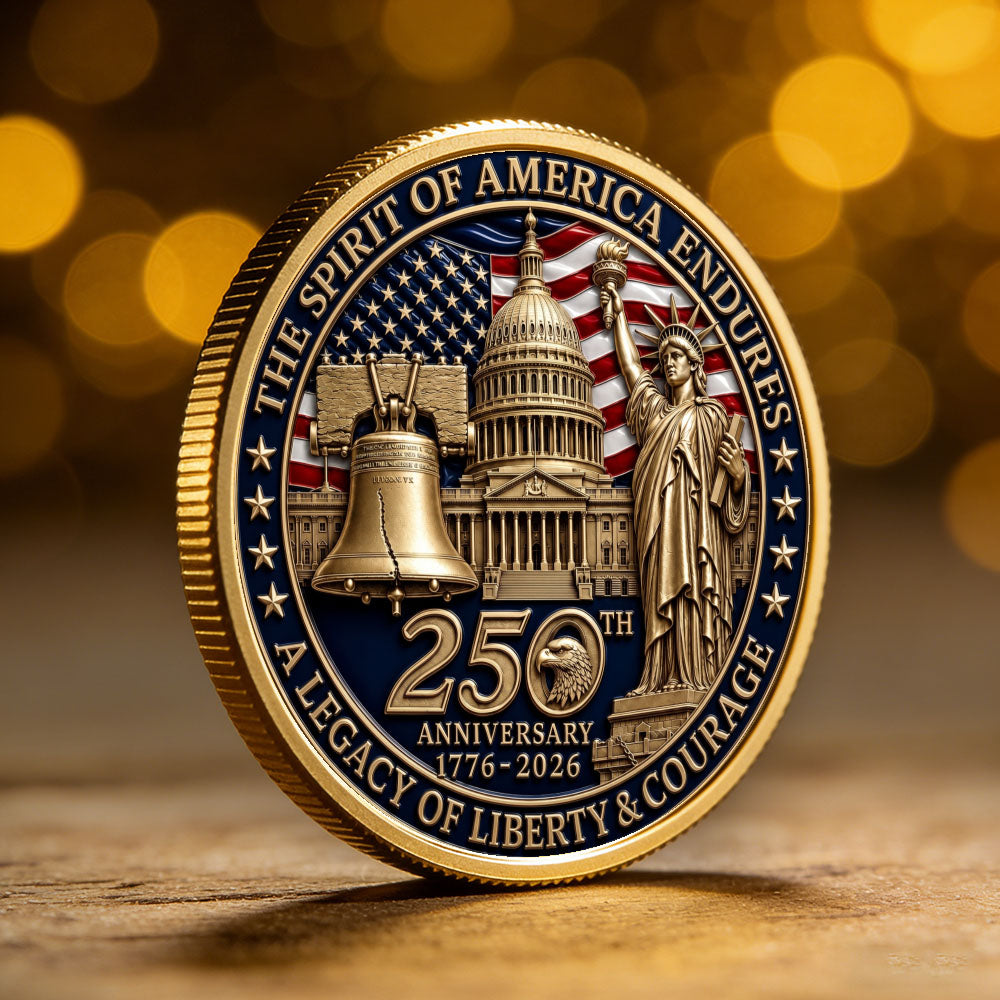 United States of America 250th Anniversary Freedom Challenge Coin