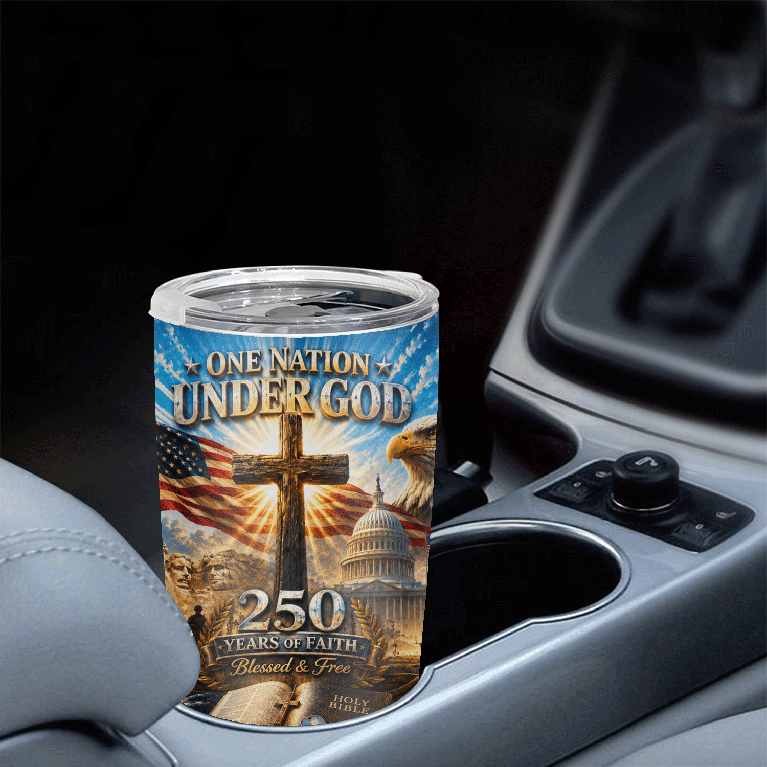 One Nation Under God 250 Years of Faith 20oz Tumbler