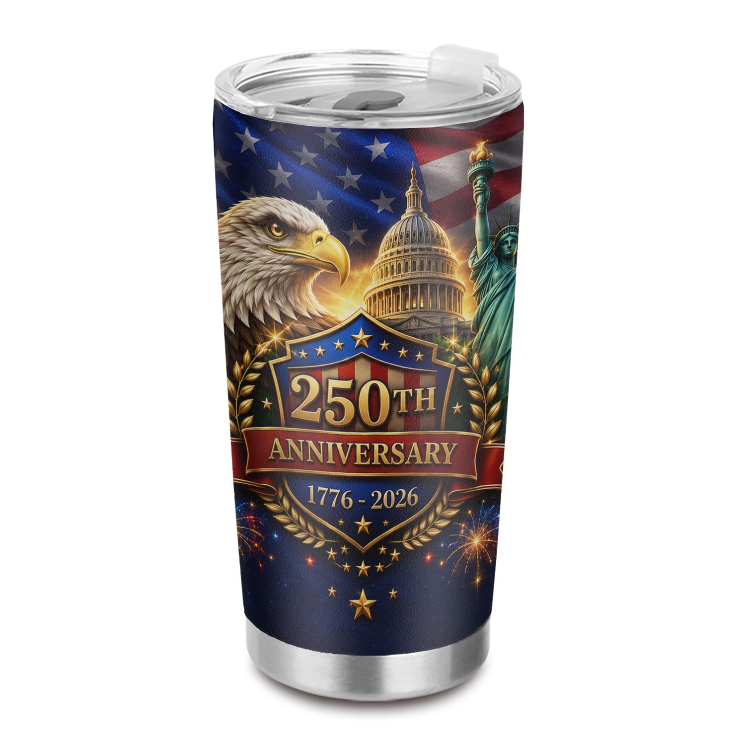 America 250th Anniversary Eagle Liberty 20oz Tumbler