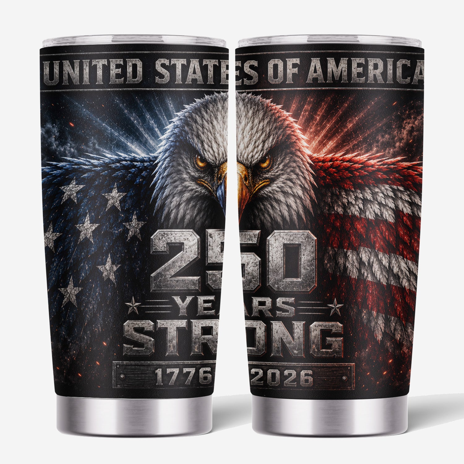 250 Years Strong American Eagle 20oz Tumbler