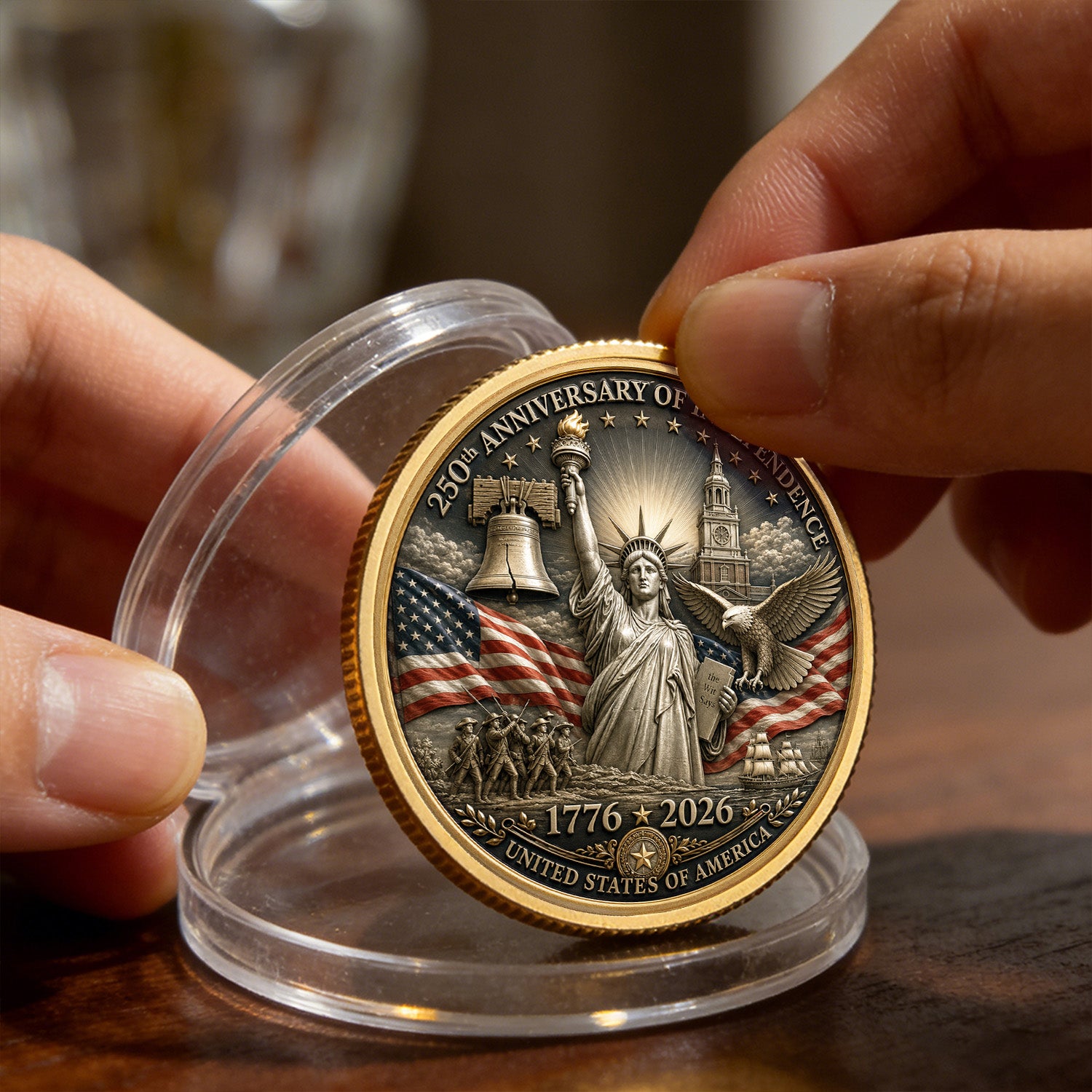 Personalized Army 3D Challenge Coin