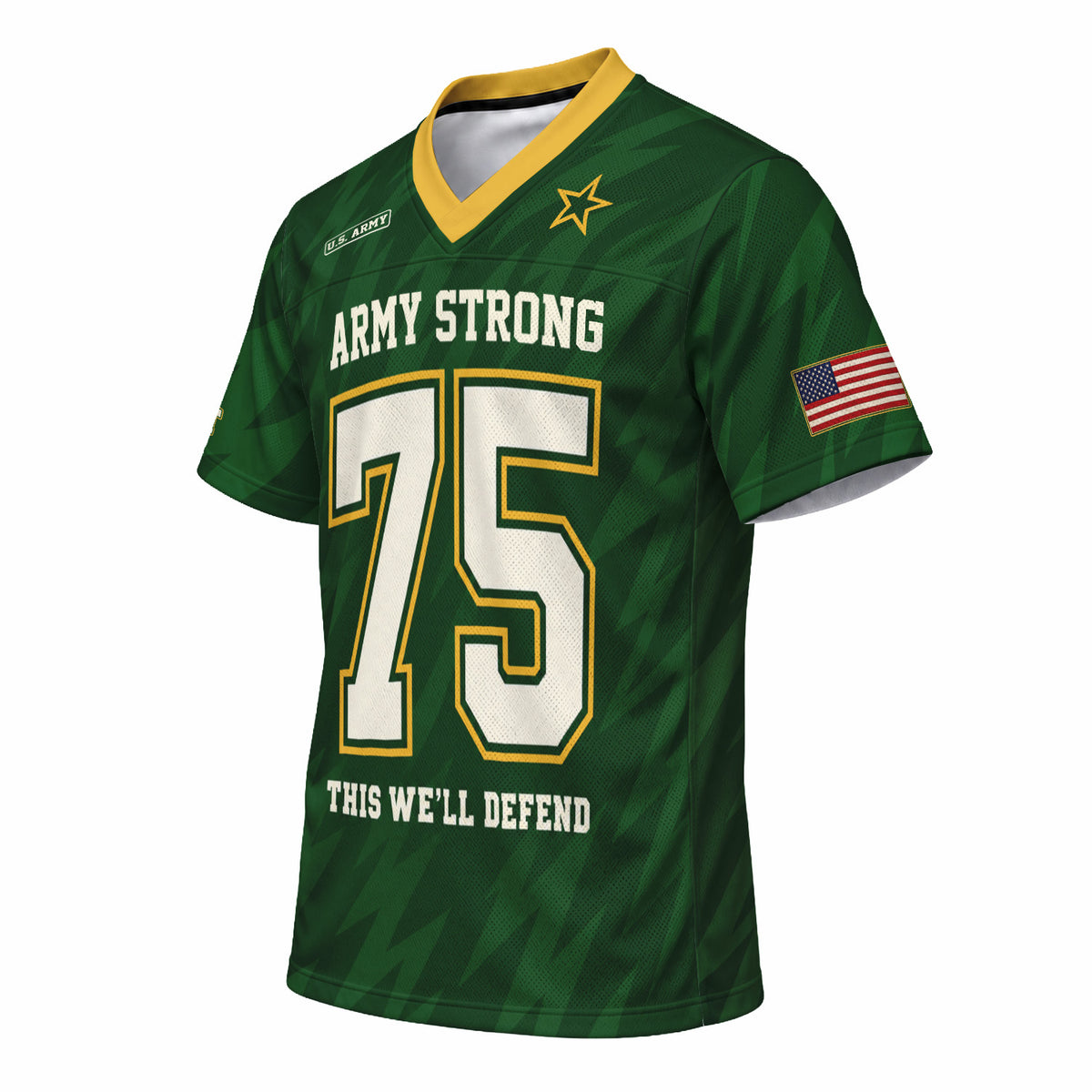 Personalized U.S. Army Sports Jersey Custom Rank Name and Jersey Number Military Shirt