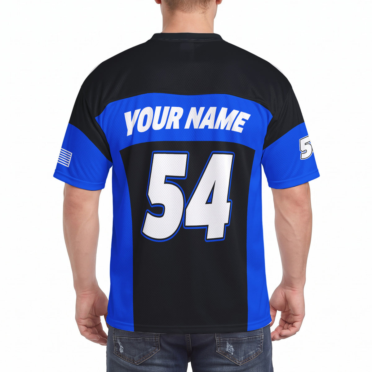 Custom Air Force Veteran Sports Jersey Personalized Rank Number and Text