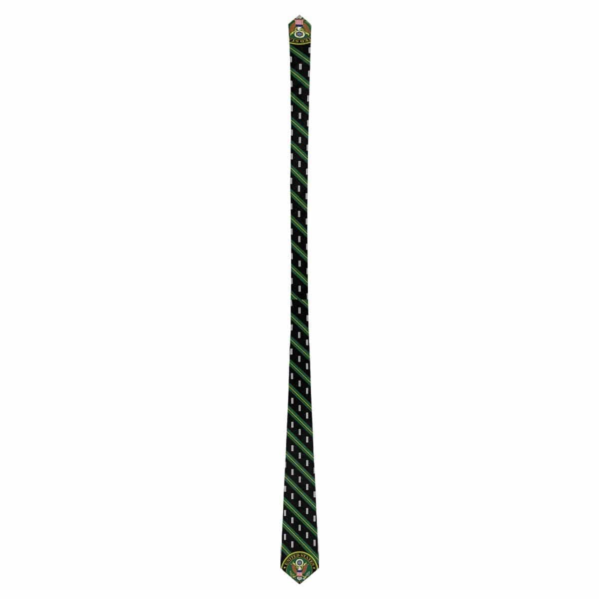 US Army W-5 Classic Necktie (Two Sides)-Necktie-Army-Ranks-Veterans Nation