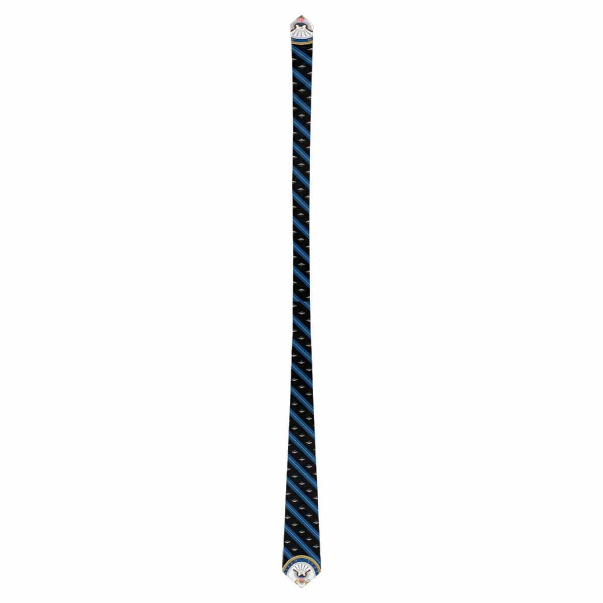 US Navy Air Traffic Controller Navy AC Classic Necktie (Two Sides)-Necktie-Navvy-Rate-Veterans Nation