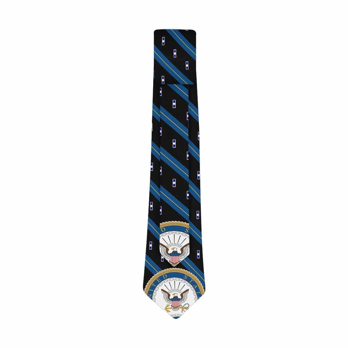 US Navy W-3 Officer Classic Necktie (Two Sides)-Necktie-Navy-Officer-Veterans Nation