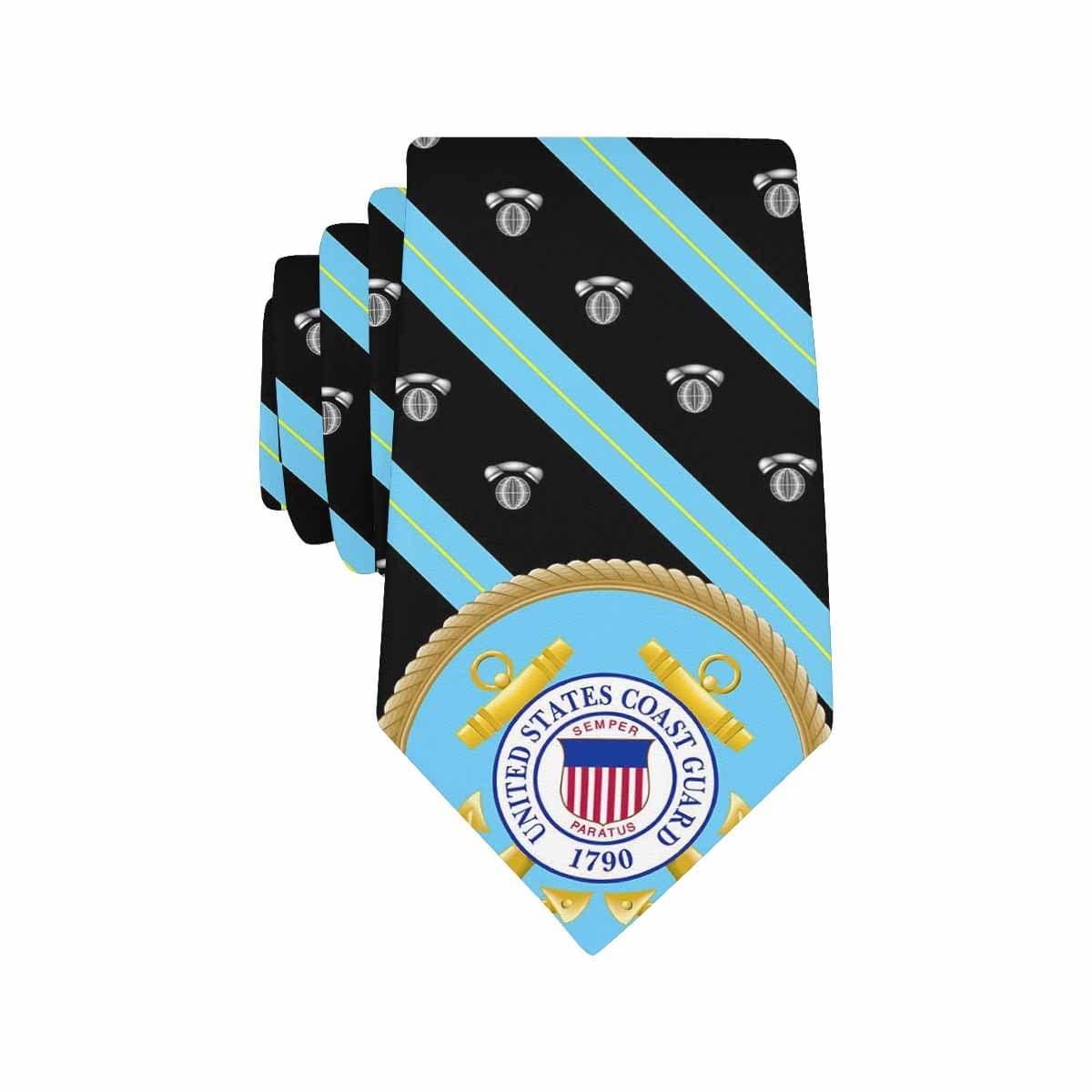 USCG IT Classic Necktie (Two Sides)-Necktie-USCG-Rate-Veterans Nation
