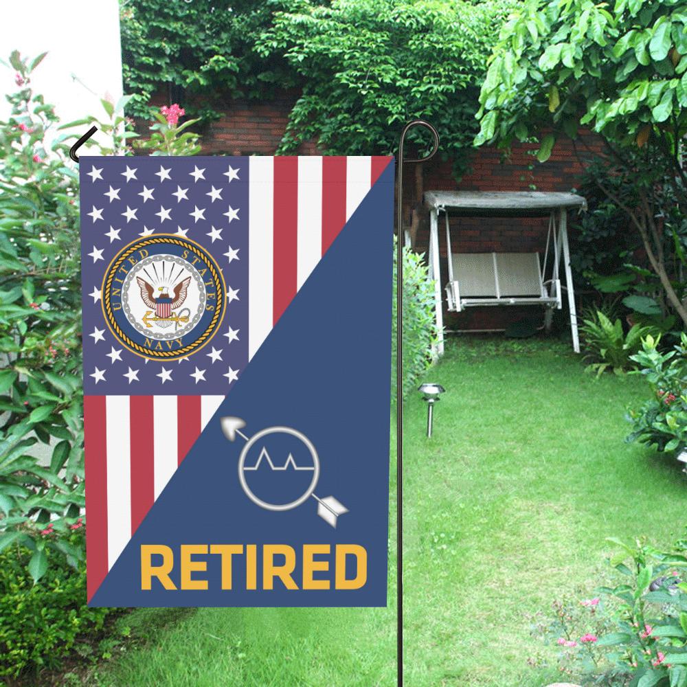 US Navy Operations specialist Navy OS Retired House Flag 28 inches x 40 inches Twin-Side Printing-HouseFlag-Navy-Rate-Veterans Nation