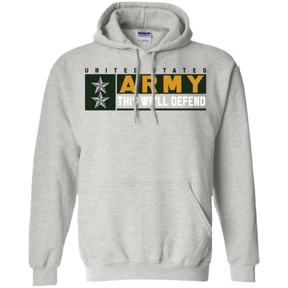 US Army O-8 This We Will Defend Long Sleeve - Pullover Hoodie-TShirt-Army-Veterans Nation