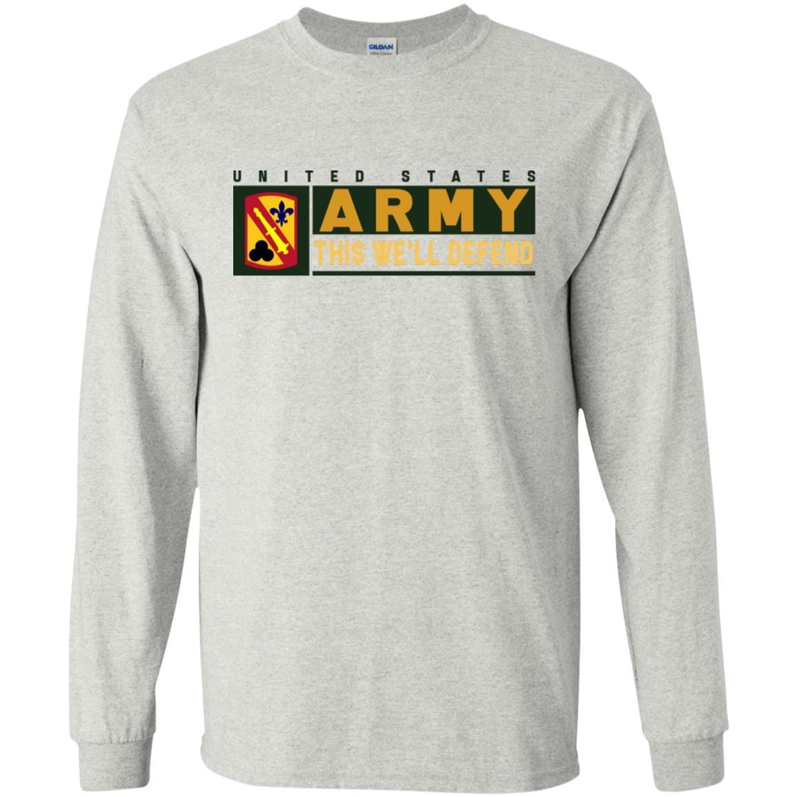 US Army 42 FIELD ARTILLERY BRIGADE- This We'll Defend T-Shirt On Front For Men-TShirt-Army-Veterans Nation