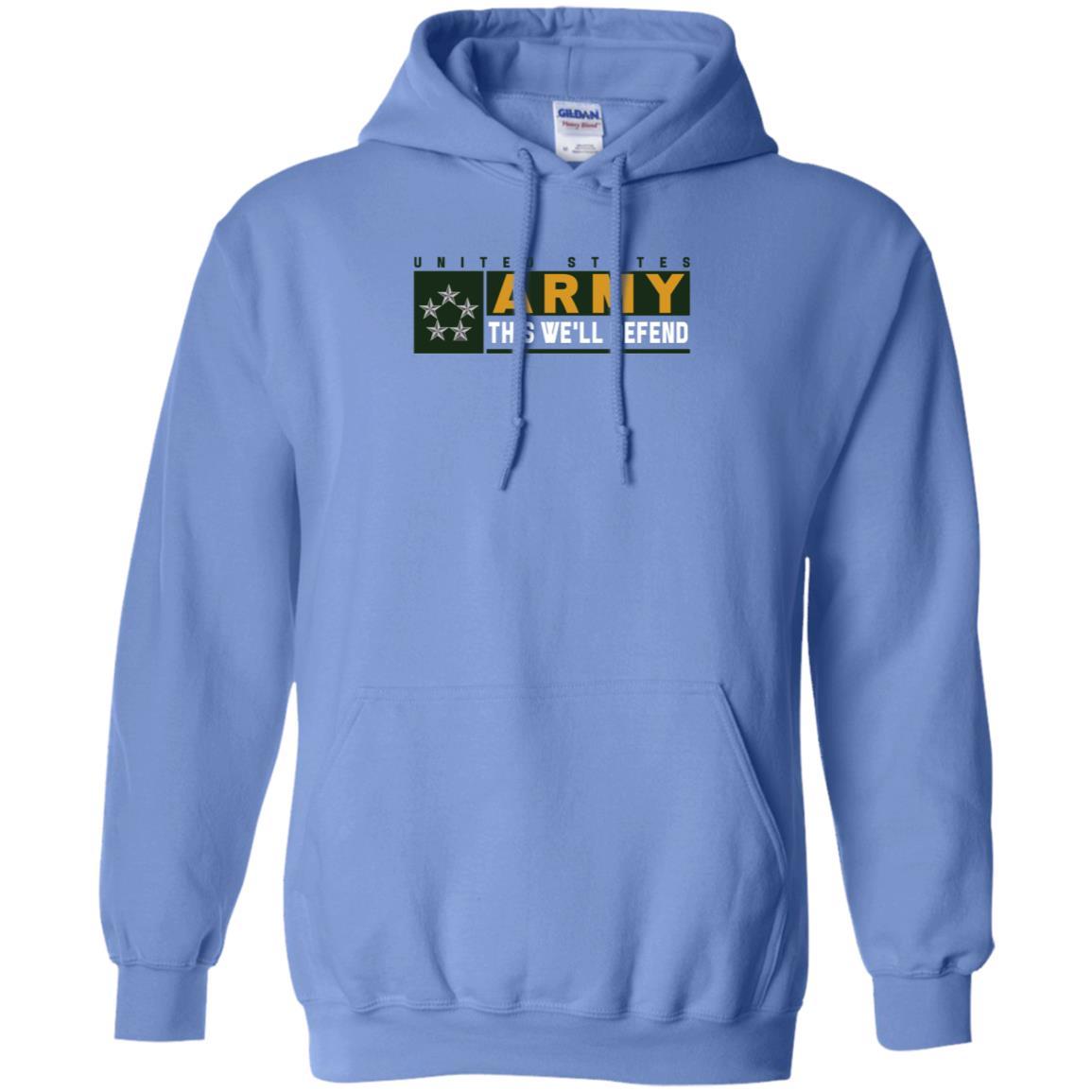 US Army O-10 GA This We Will Defend Long Sleeve - Pullover Hoodie-TShirt-Army-Veterans Nation
