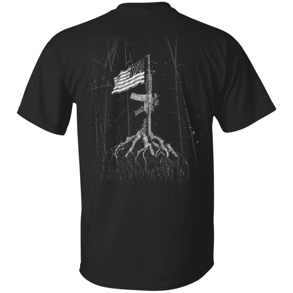 Military T-Shirt "My Root In Flag Veteran"-TShirt-General-Veterans Nation