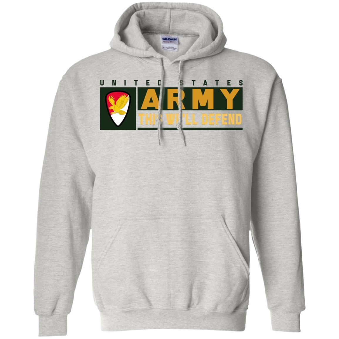 US Army 21ST CAVALRY BRIGADE- This We'll Defend T-Shirt On Front For Men-TShirt-Army-Veterans Nation