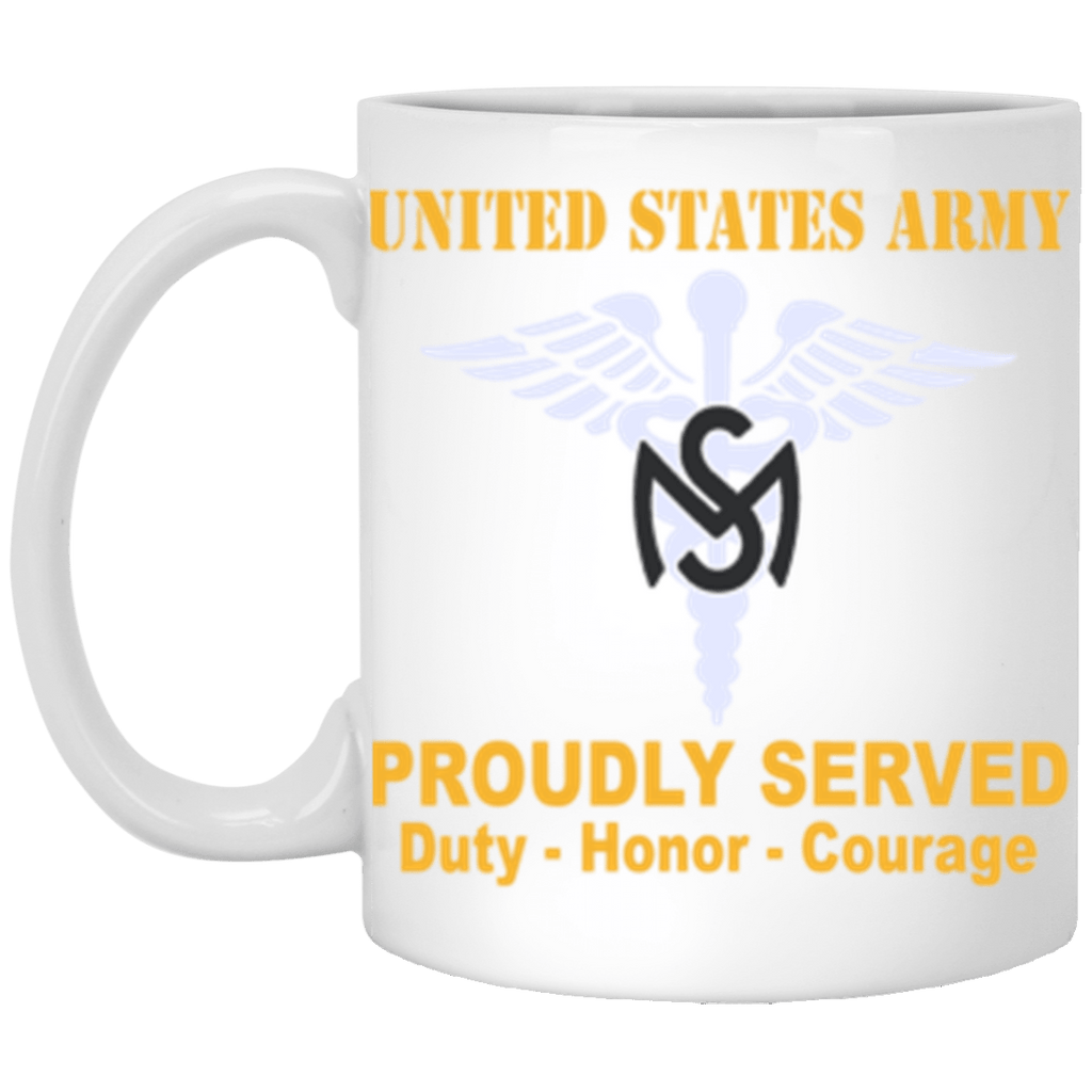 US Army Medical Service Corps 11 oz. White Mug-Drinkware-Veterans Nation