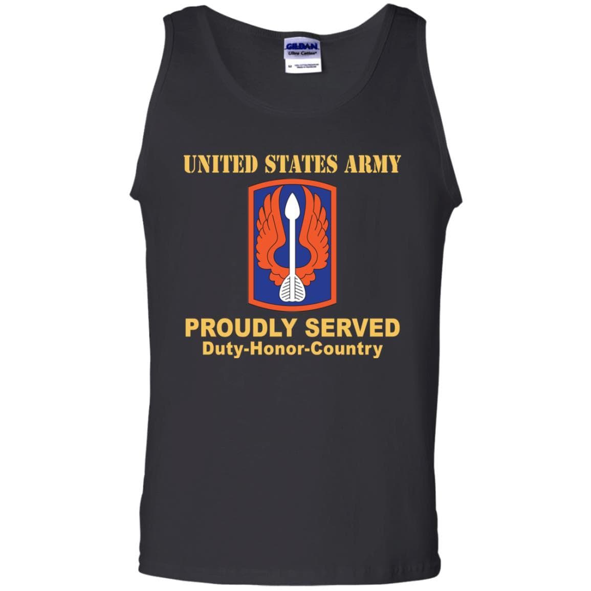 US ARMY 18TH AVIATION BRIGADE- Proudly Served T-Shirt On Front For Men-TShirt-Army-Veterans Nation