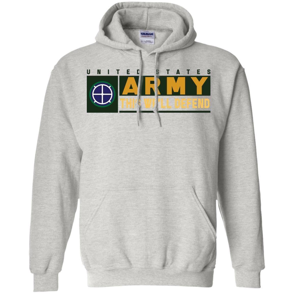 US Army 35TH INFANTRY DIVISION- This We'll Defend T-Shirt On Front For Men-TShirt-Army-Veterans Nation