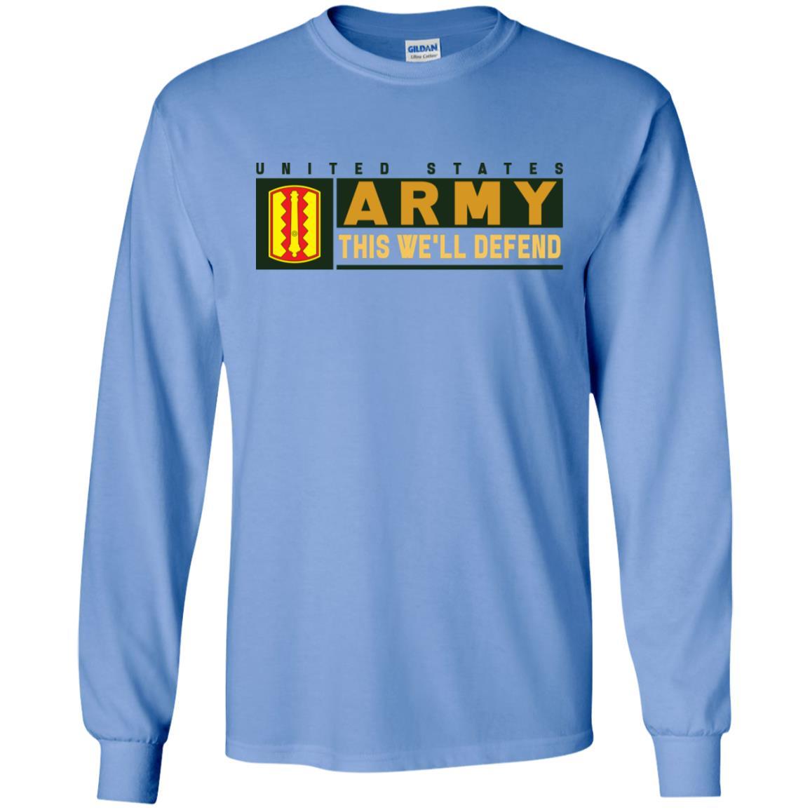US Army 54 FIELD ARTILLERY BRIGADE- This We'll Defend T-Shirt On Front For Men-TShirt-Army-Veterans Nation