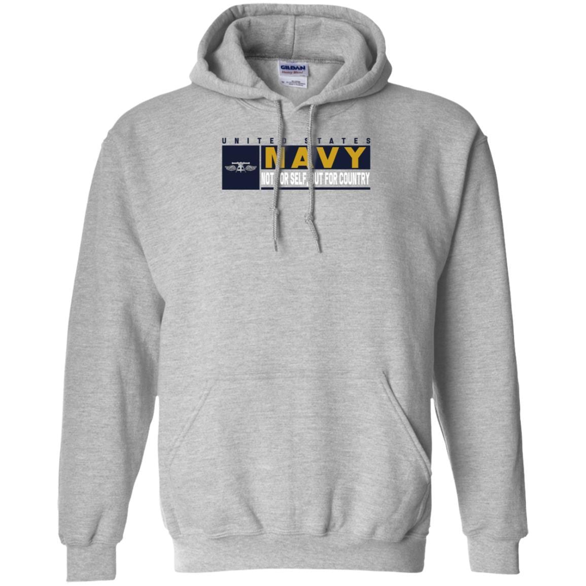 Navy Aviation Fire Control Tech Navy AQ- Not for self Long Sleeve - Pullover Hoodie-TShirt-Navy-Veterans Nation