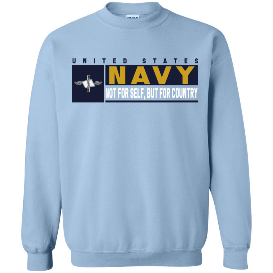 Navy Aviation Maintenance Administrationman Navy AZ- Not for self Long Sleeve - Pullover Hoodie-TShirt-Navy-Veterans Nation