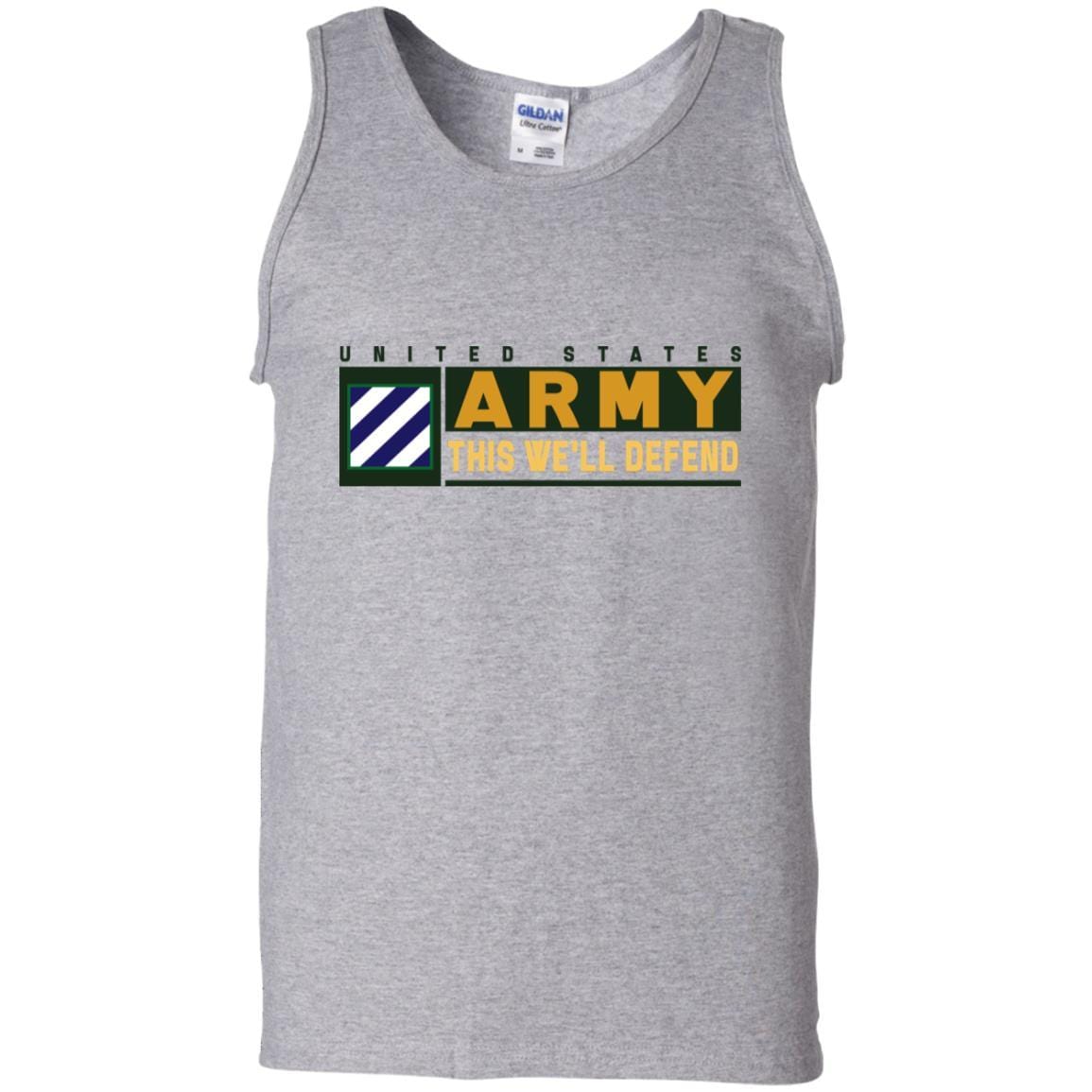 US Army 3rd Infantry Division,- This We'll Defend T-Shirt On Front For Men-TShirt-Army-Veterans Nation