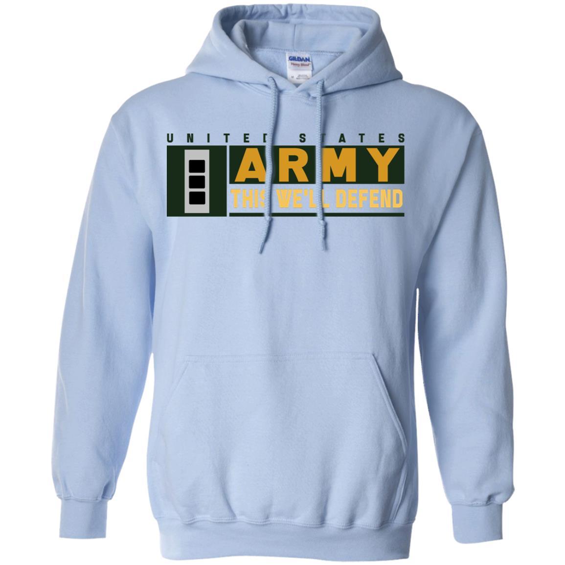 US Army W-3 This We Will Defend T-Shirt On Front For Men-TShirt-Army-Veterans Nation