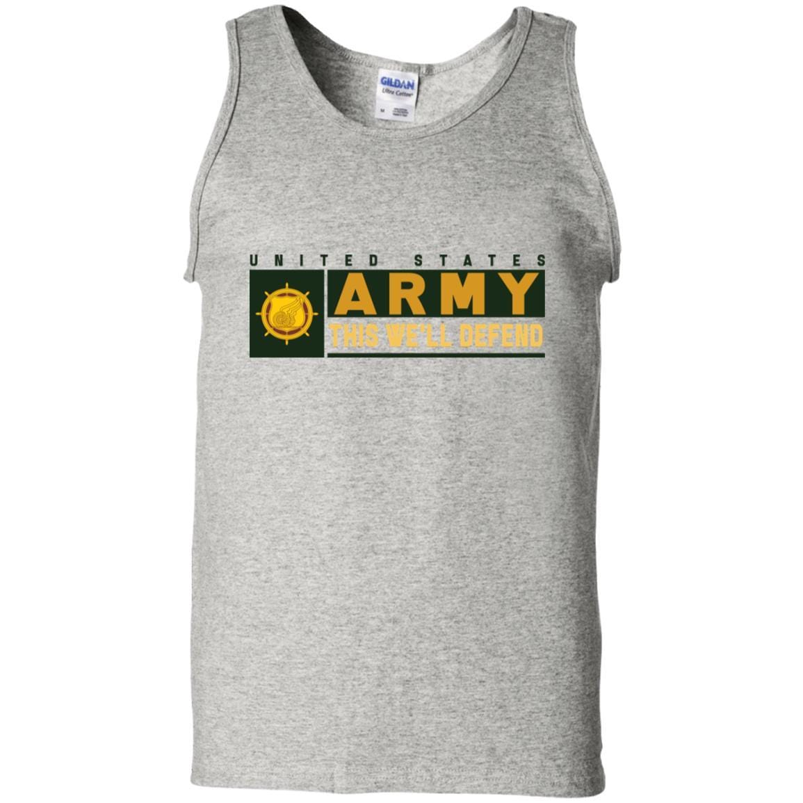 U.S. Army Transportation Corps- This We'll Defend T-Shirt On Front For Men-TShirt-Army-Veterans Nation